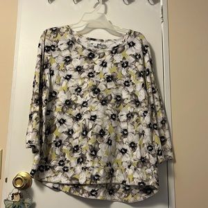 J Jill 3/4 sleeve top